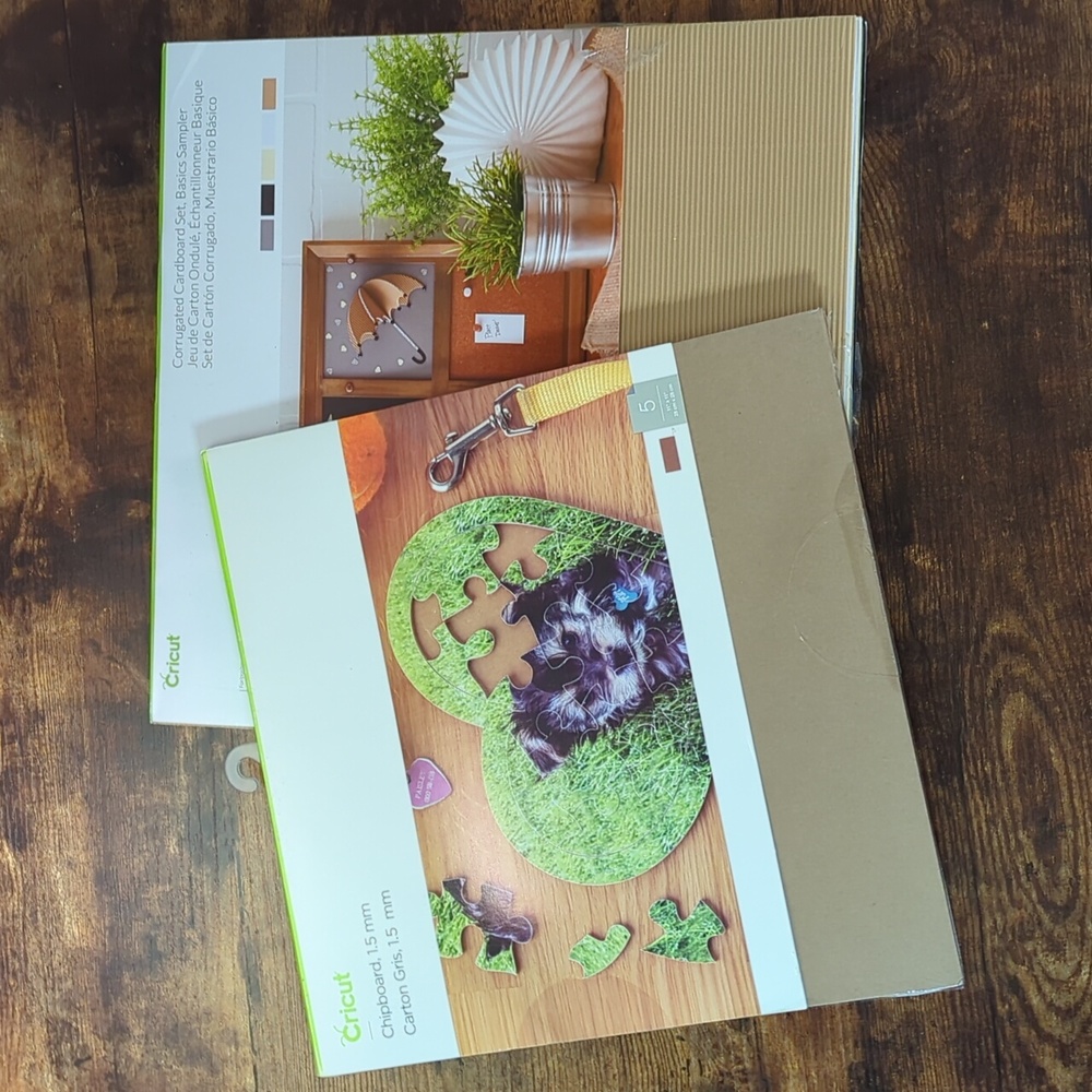 Set of 2- Cricut Chipboard & Cardboard Set